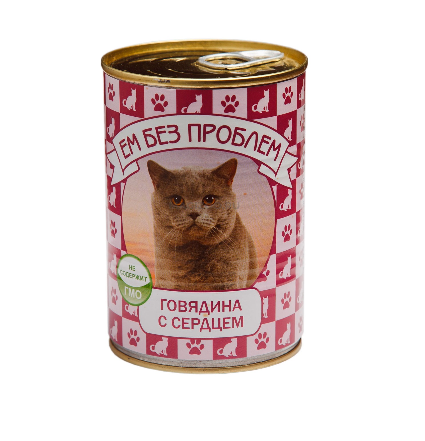 Ем Без Проблем 410гр - Говядина и Сердце, консервы для кошек