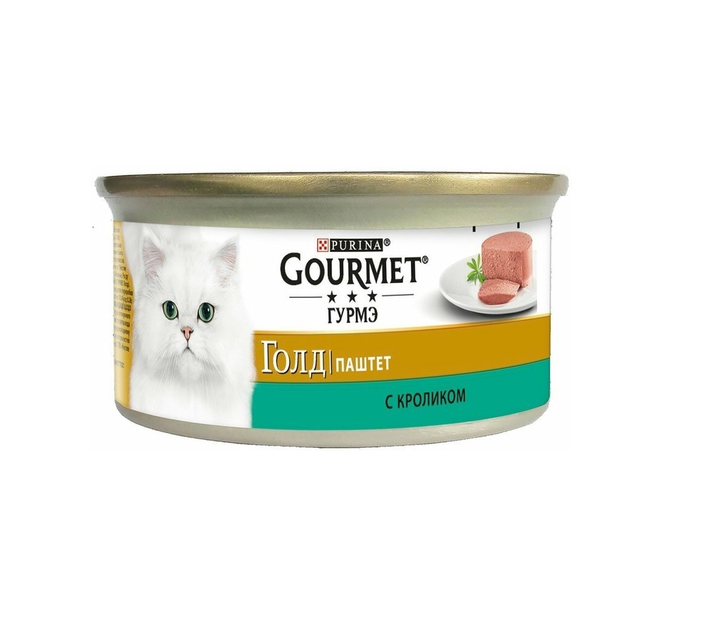 Гурме Голд 85гр - Кролик паштет (Gourmet)