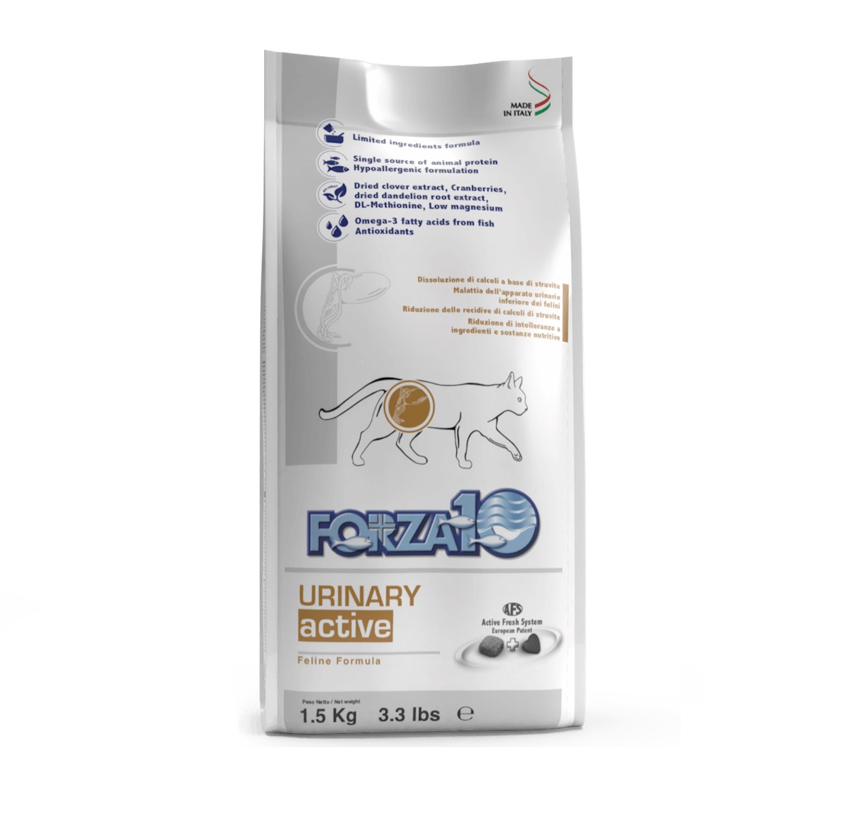 Форца10 - ВетДиета - Кошки - Уринари 1,5кг (Forza10)
