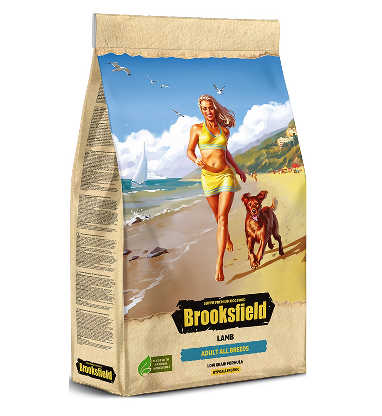 Бруксфилд 12кг - Ягненок - для собак (Brooksfield)