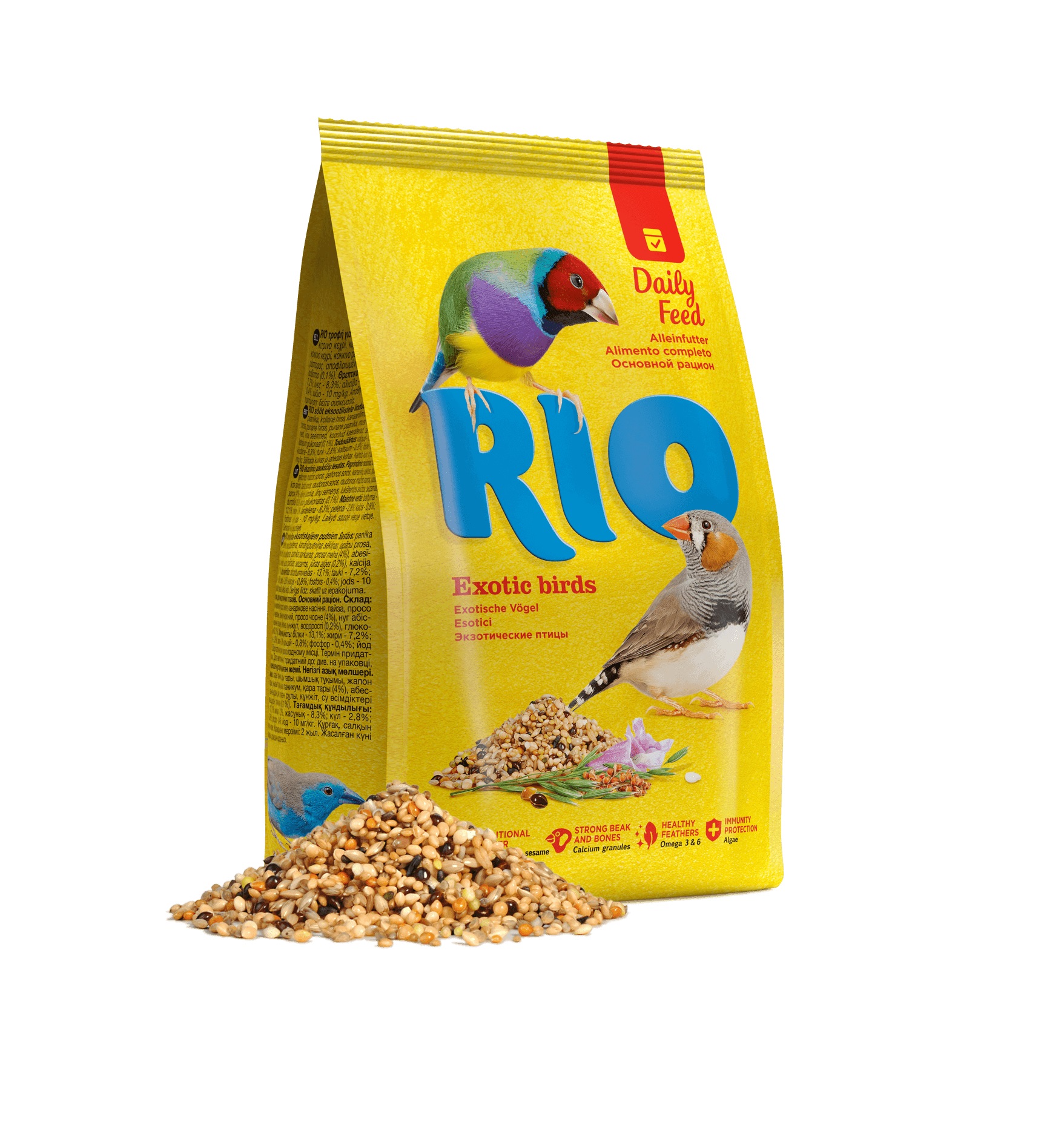 Рио 20кг - для экзотических птиц (Rio)