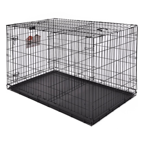 Клетка для собак (122х76х84см) Черная, 1 дверь (Midwest Crate)