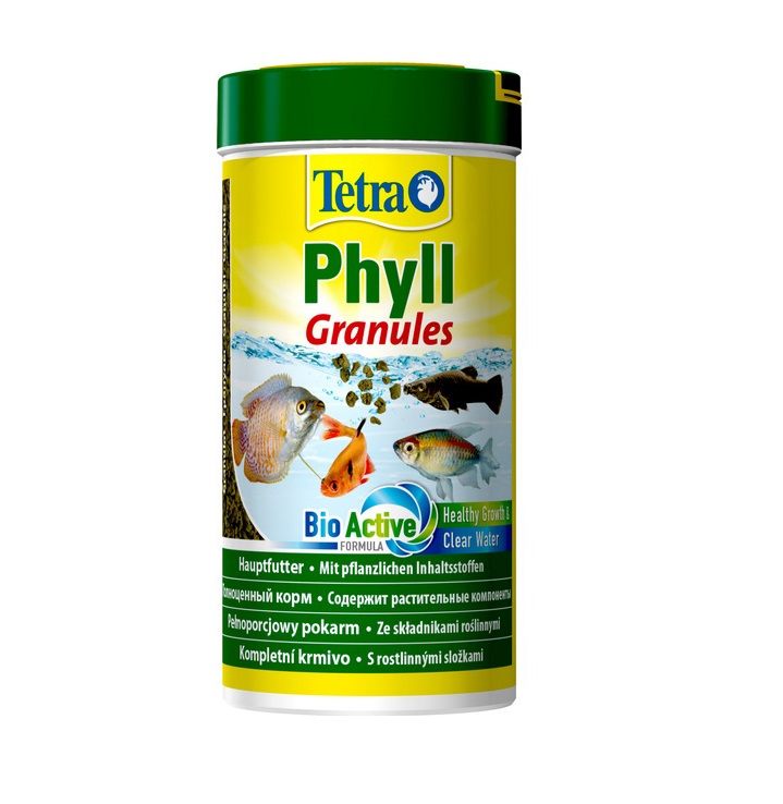 Тетра Фил 250мл (Phyll), Гранулы Растительные для всех видов рыб (Tetra)