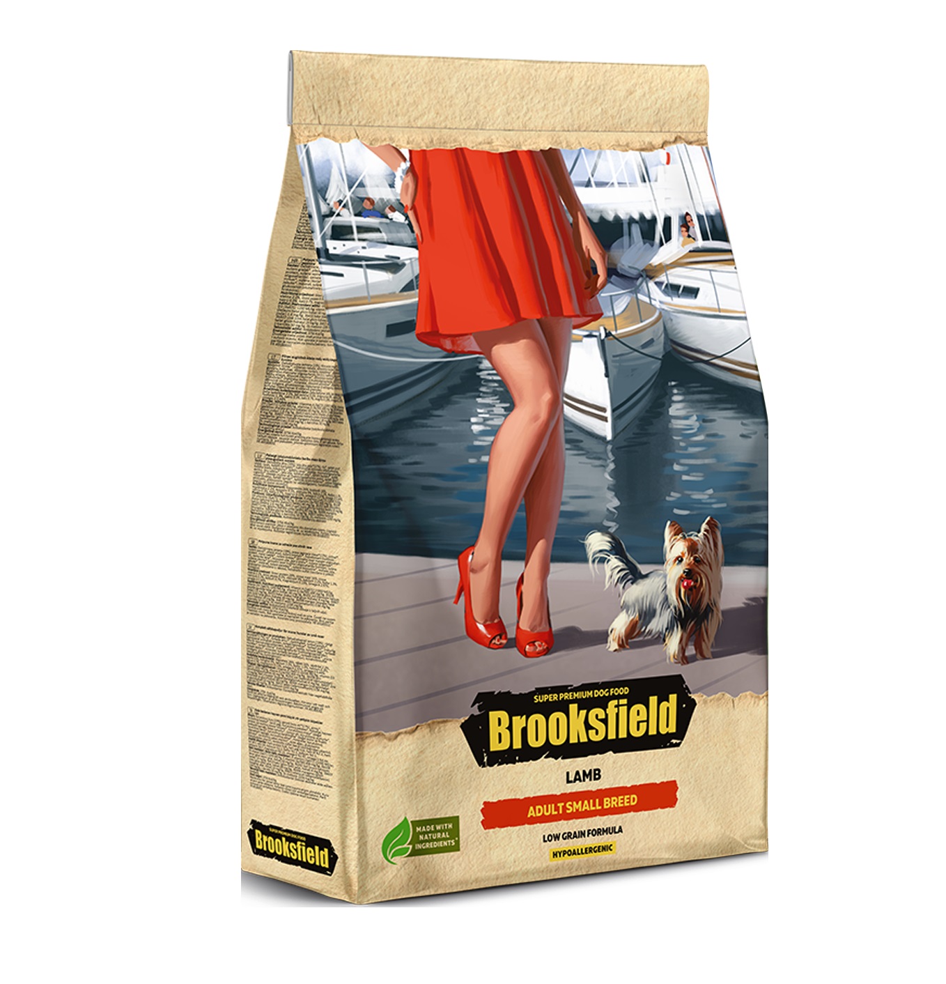 Бруксфилд 700гр - Ягненок - для Мелких собак (Brooksfield)