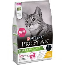 ПроПлан для кошек стерилизованных, Курица. 3кг (Pro Plan) + Подарок