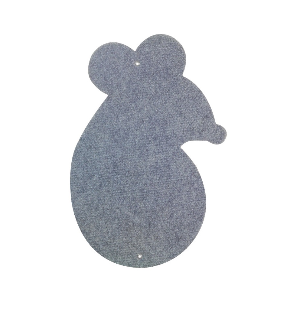 Когтеточка из ковролина "Мышь", 31х49,5х0,4см (Gamma)