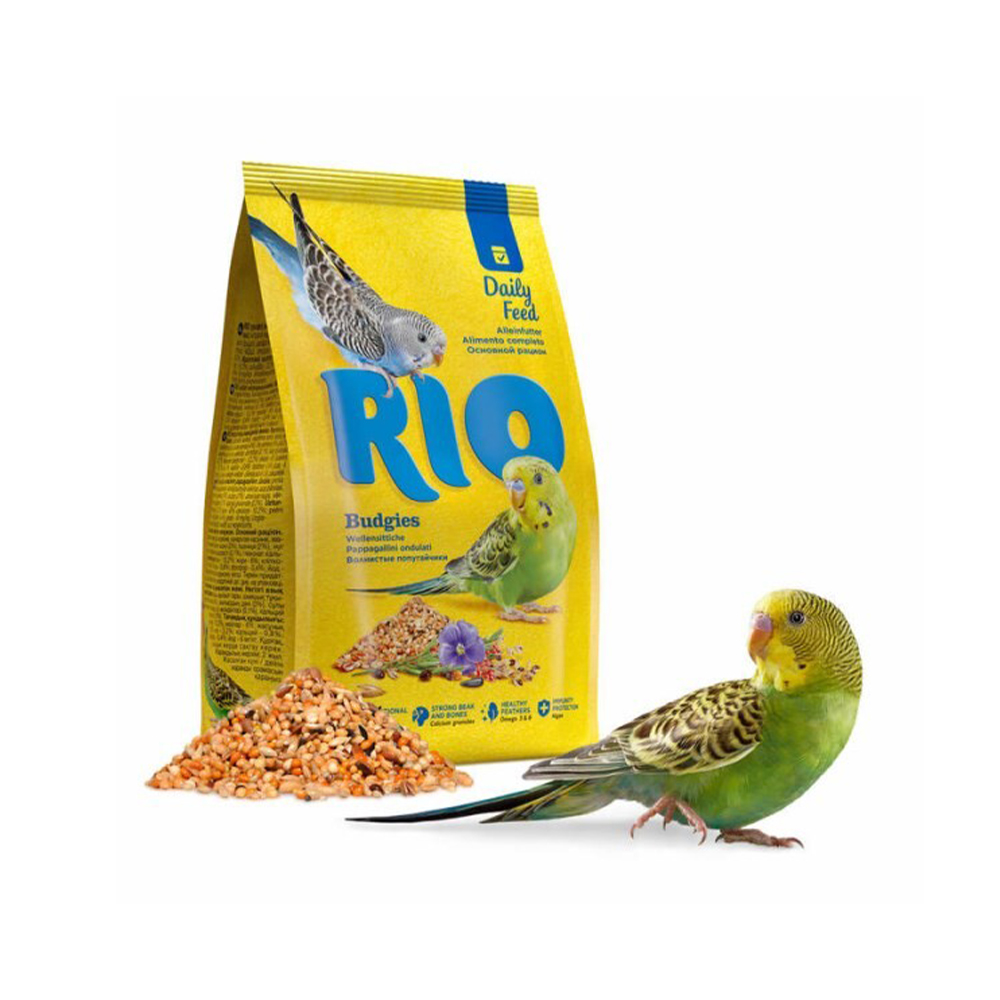 Рио для Волнистых попугаев, 1кг весовой (Rio) + Подарок