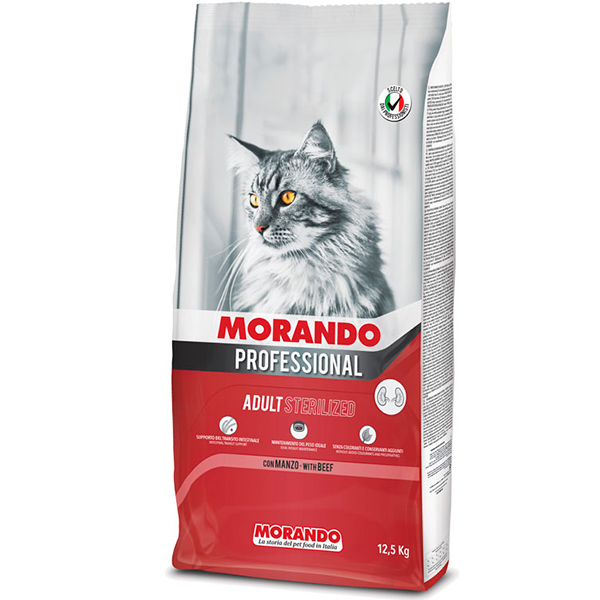 Морандо 12,5кг - Говядина - для Стерилизованных кошек (Morando)