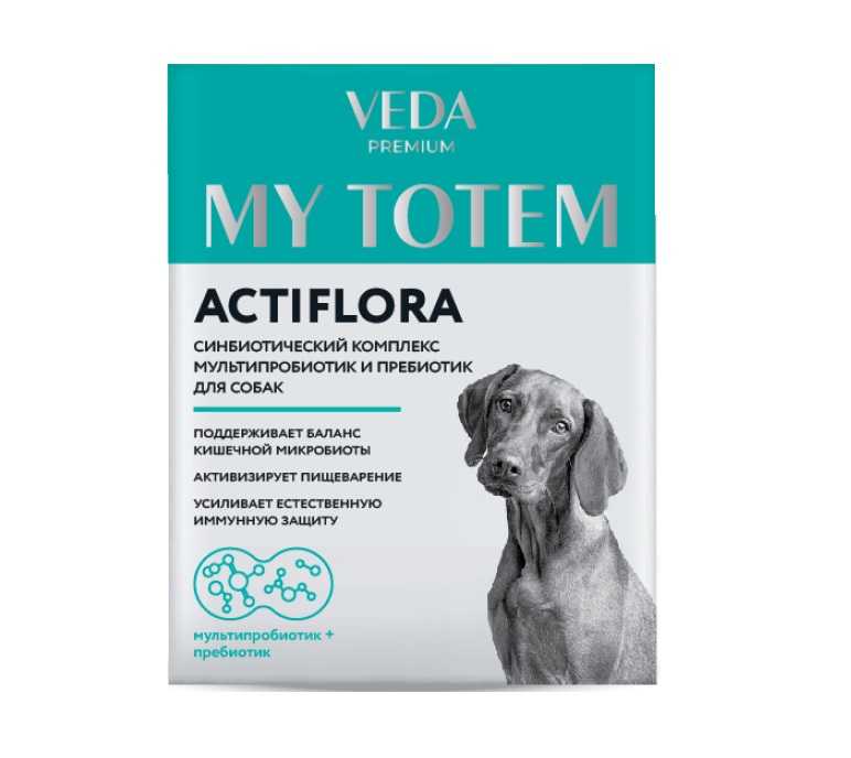 САМОВЫВОЗ !!! Мой Тотем - Актифлора - Синбиотический комплекс для собак, 1гр (My Totem Veda)