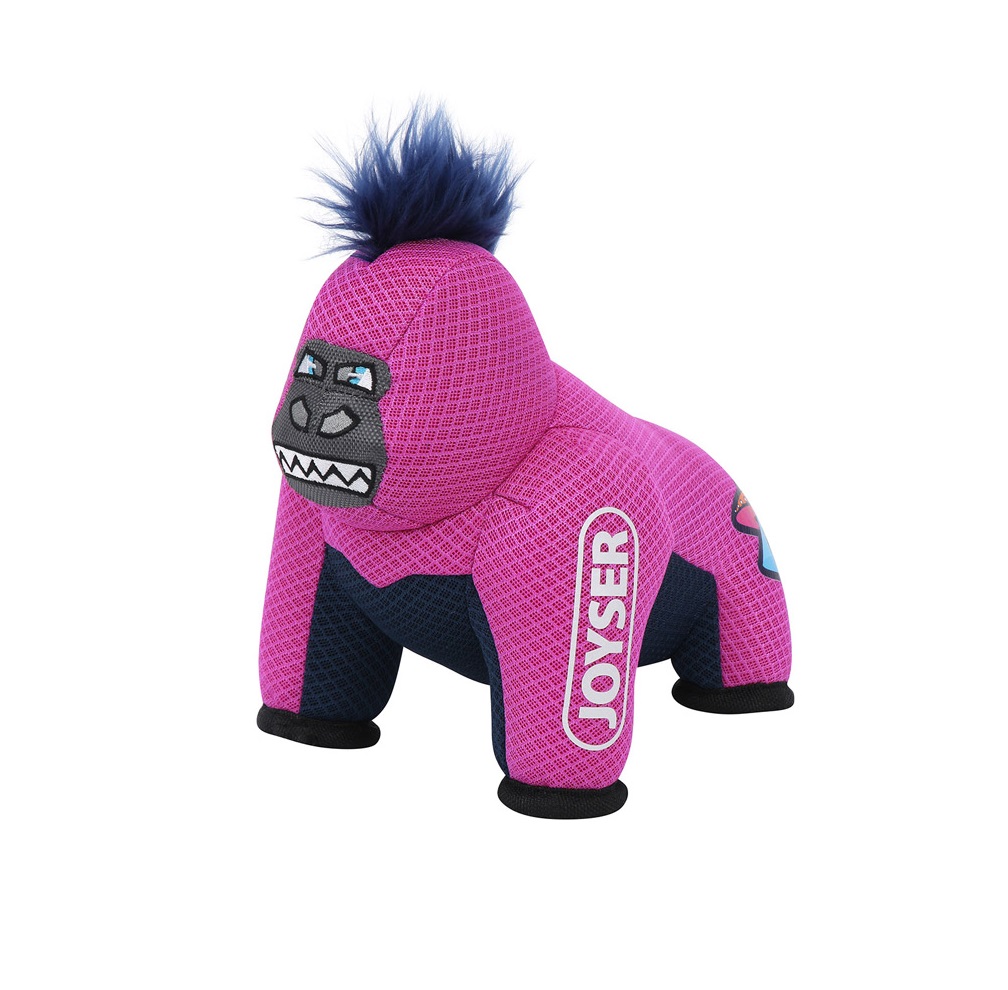 Игрушка для собак Mightus Горилла J-Rilla с пищалкой M/L розовая, 27см (JOYSER)