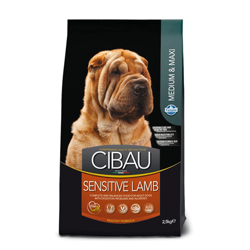 Чибау 12кг - для средних/крупных собак - Ягненок (Cibau)