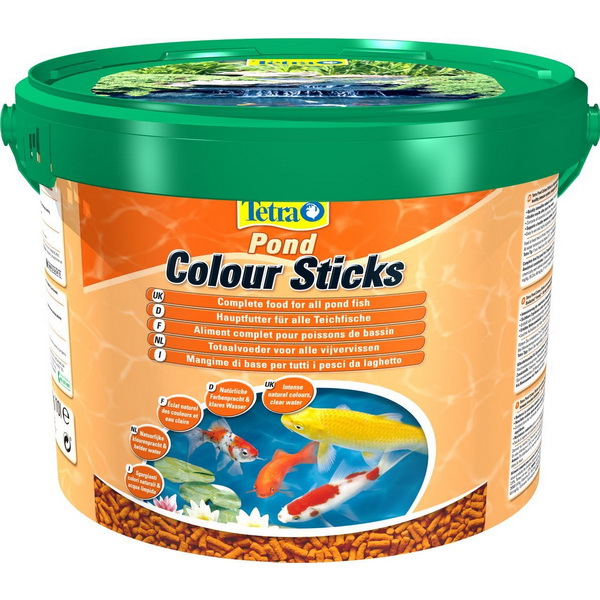 Тетра Понд Колор Стикс 10л (Pond Color Sticks), Палочки для окраса прудовых рыб (Tetra)