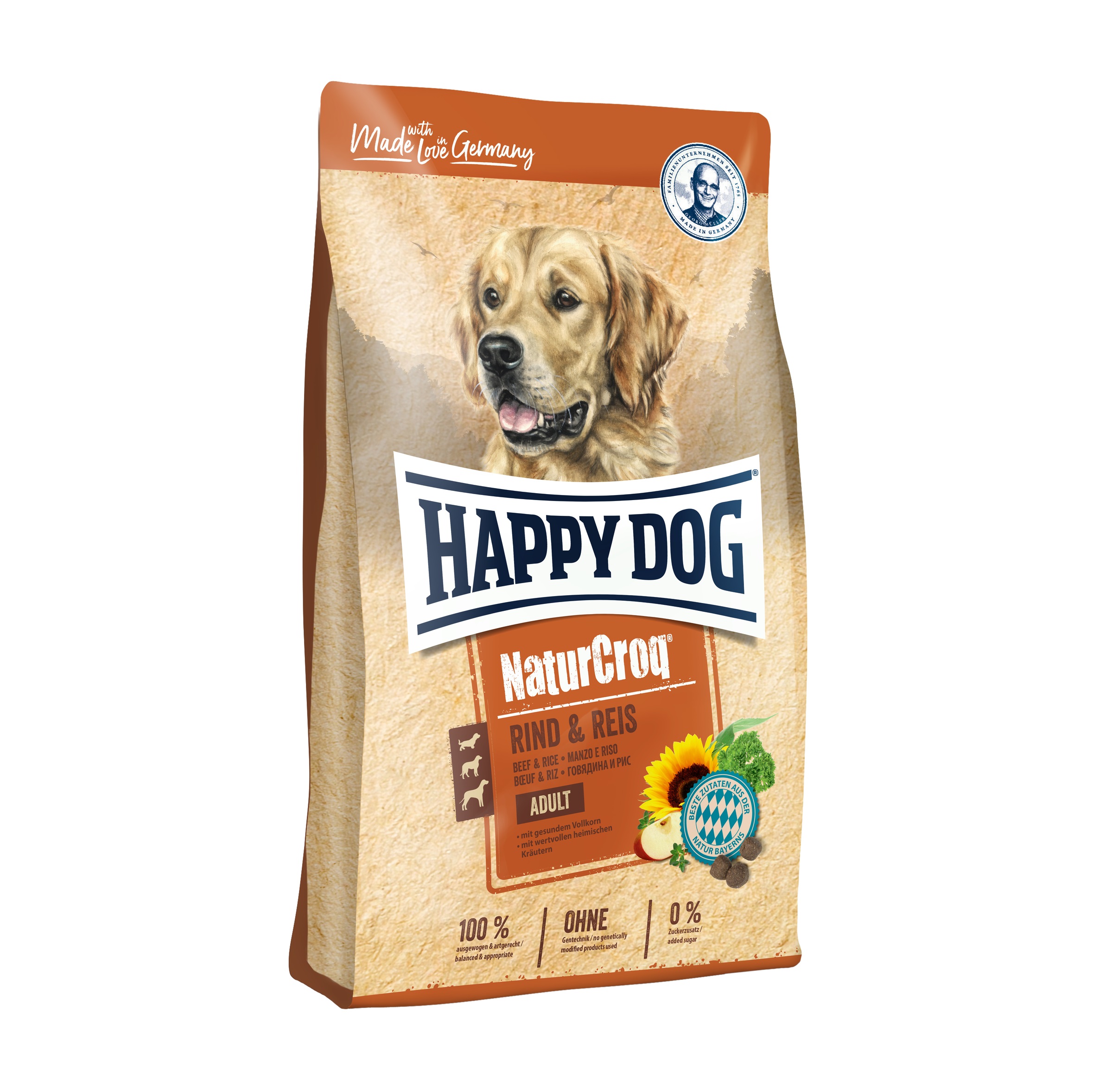 Хэппи Дог НатурКрок 15кг Говядина (Happy Dog)