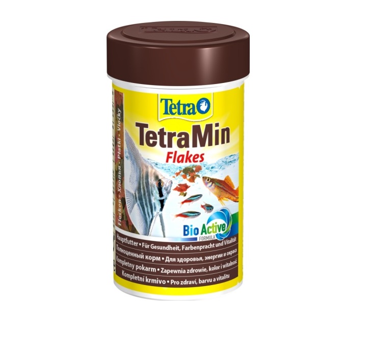Тетра Мин 100мл (Min Flakes) - Хлопья для всех видов рыб (Tetra)