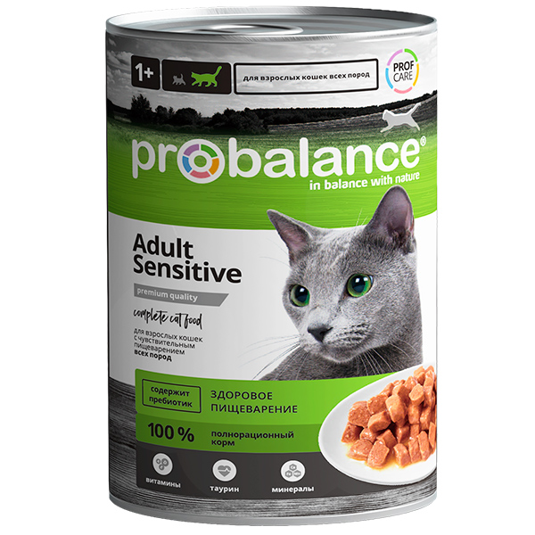 ПроБаланс 415гр - Сенситив, консервы для кошек (ProBalance)
