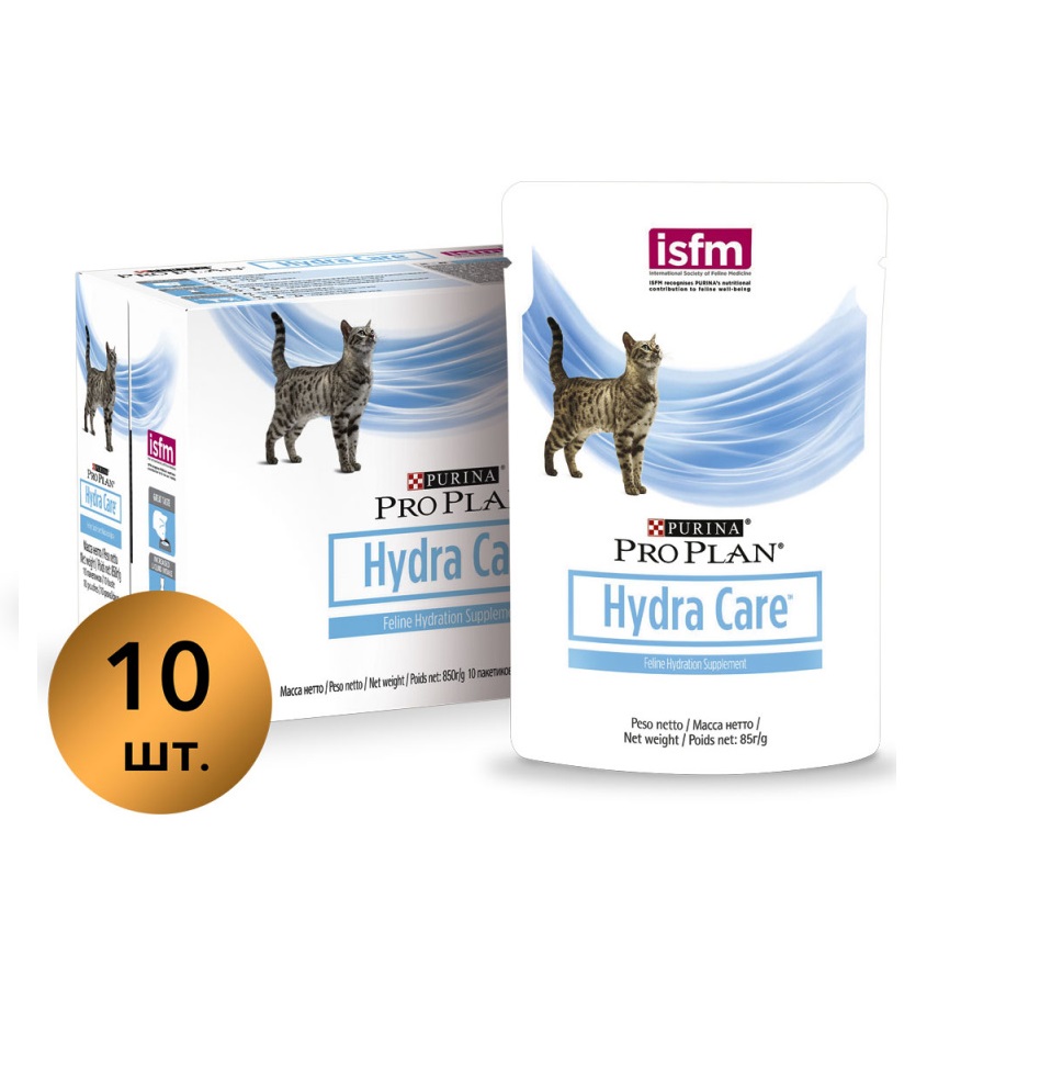 Пурина HC пауч 85гр, диета для кошек Hydra Care, потребление воды и снижение концентрации мочи (Purina)  1кор = 10шт