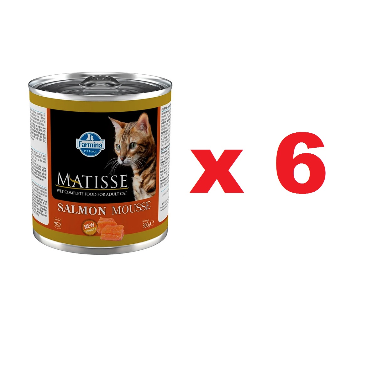 Матис 300гр мусс для кошек - Лосось (Matisse), 1коробка = 6штук
