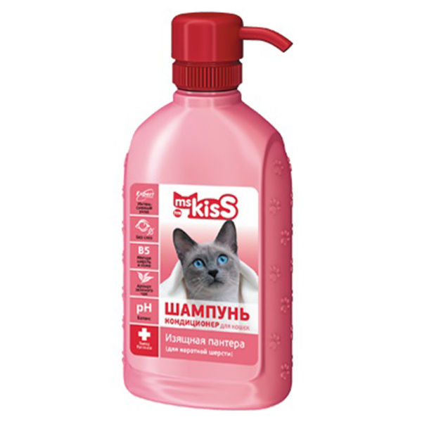 Шампунь для кошек Короткошерстных "Мисс Кисс" 200мл - Изящная пантера