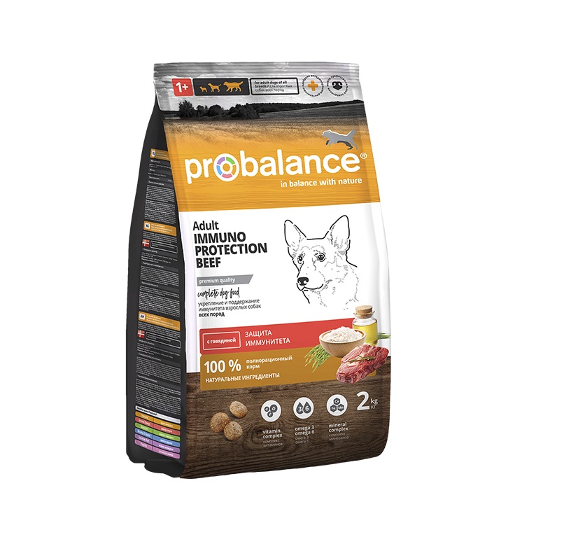 ПроБаланс 2кг для собак Говядина (ProBalance)
