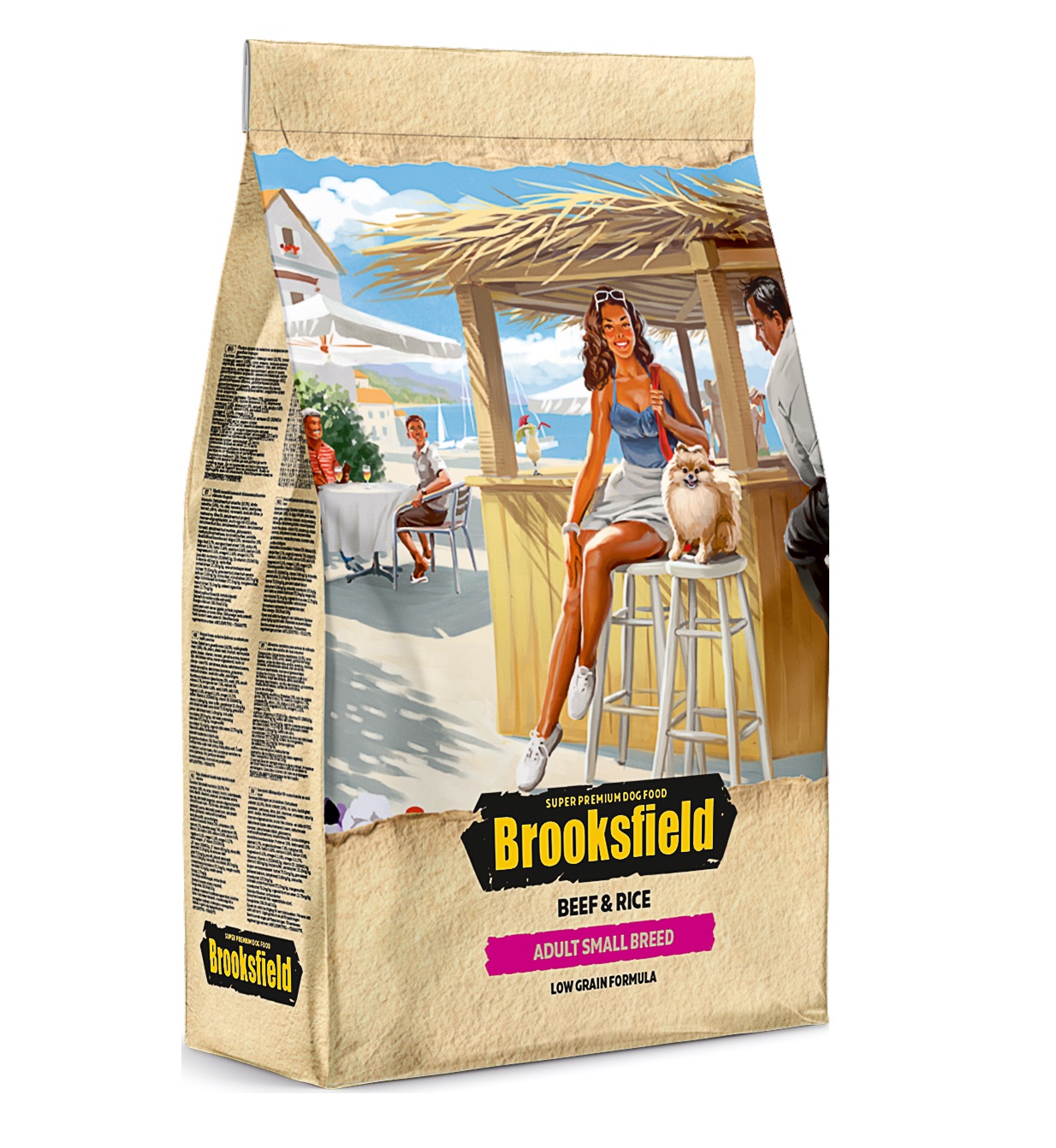 Бруксфилд 700гр - Говядина - для Мелких собак (Brooksfield)